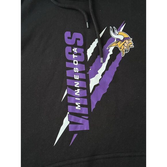 Starter NFL Official Minnesota Vikings Hoodie Black Men Size XL New - Picture 7 of 11